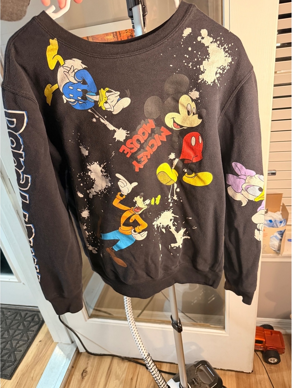 Disney Mickey Mouse Black Sweatshirt